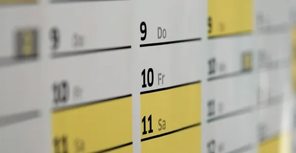Calendar, dates, schedule