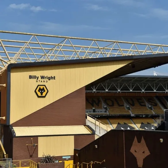 Football stadium stand exterior (Wolverhampton &ndash; Molineux Stadium)