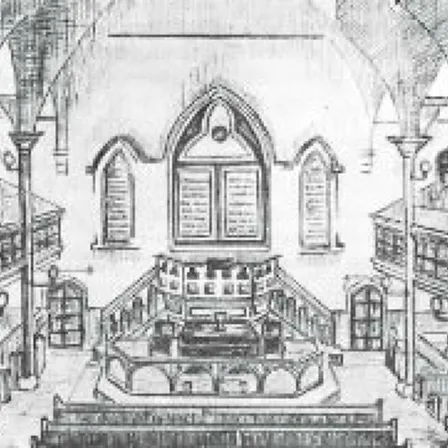 Church Interior in The 1880s
