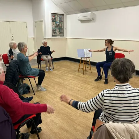 Dance movers seated