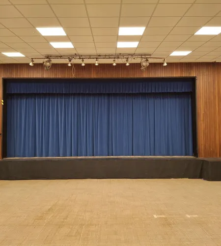 Hall and stage at Staveley Methodist Church