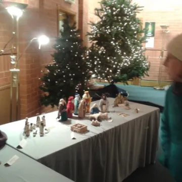 A Nativity Scene in Methodist Church
