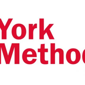 Banner logo red on white