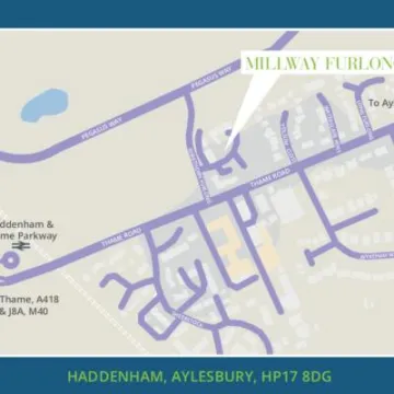 Millway Furlong Location Map