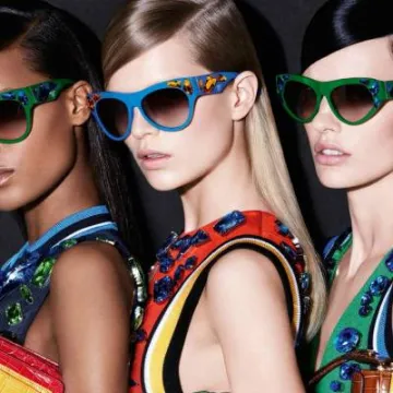 Prada sunglasses for women poster