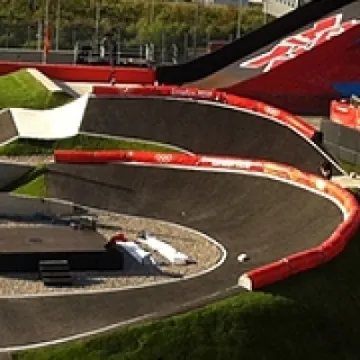 London 2012 Olympic BMX track construction