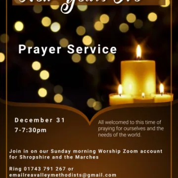 New Years Eve Prayer Service
