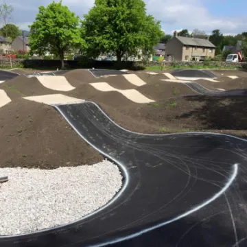 Ingleton pump track jumps