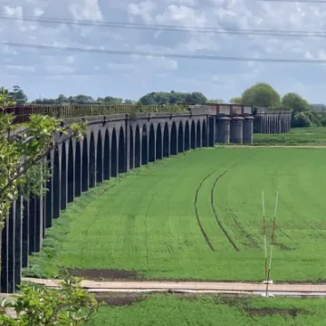 24 May &ndash; Railway viaduct is part of the journey