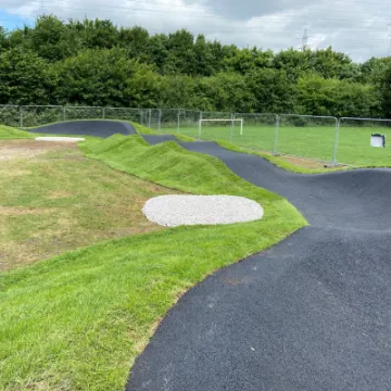 Findern pump track rollers