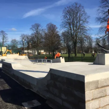 Victoria Park skatepark layout