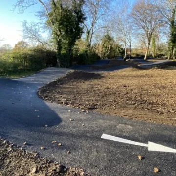 Reigate pump track bend