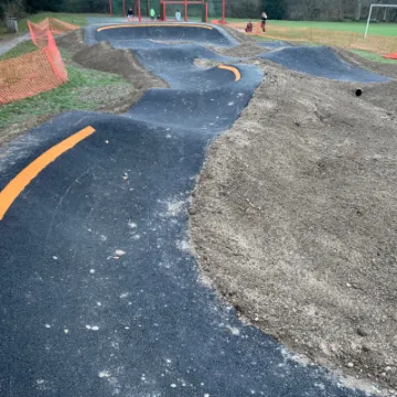 Bolney pump track bends