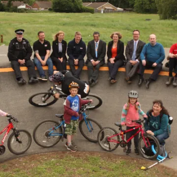 Goldsworth Park pump track 17