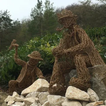 Flower club meeting    July 2022 Heights Of Abraham Lead Miner And Son