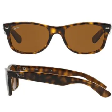 Ray-Ban New Wayfarer In Light Havana With Crystal Brown Lenses RB2132 710