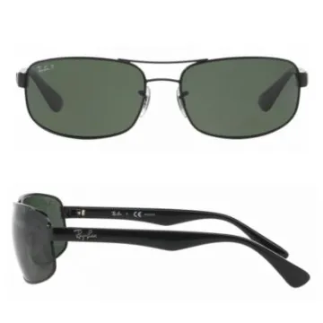 rb3445_002_58_shot2 Ray-Ban RB3445 Black with Green Polarised Lenses