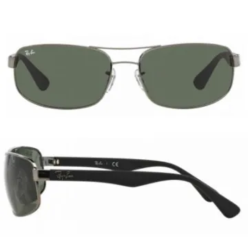 rb3445_004_shot2 Ray-Ban RB3445 Gunmetal with Green Lenses