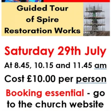 Record 54-Guided Tours of Spire Restoration Works