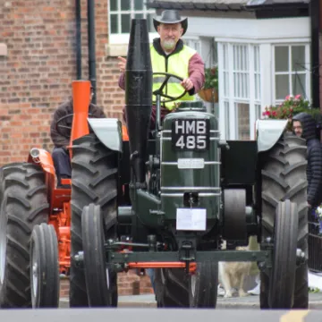 A Field Marshal Tractor In The Parade Through Audlem