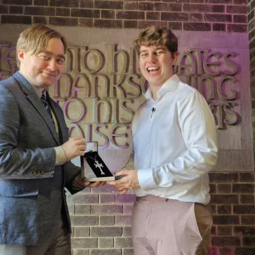 Incoming and outgoing youth presidents