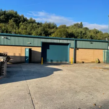 The spray-painted exterior to Fryetts' industrial buildings in Manchester.