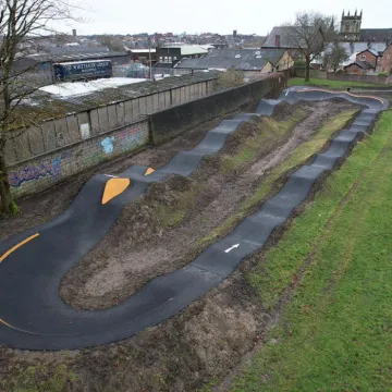 Windmill Street Pump Track long view