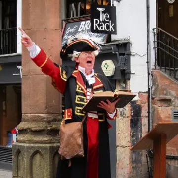Town Crier David Mitchell