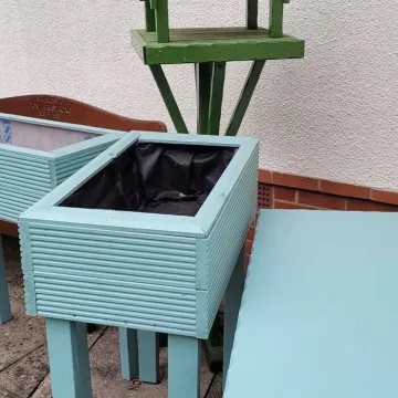 Planters and Bird Table 2