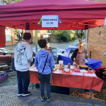 Apple pressing at Methodist Church 2024 &ndash; Pancakes