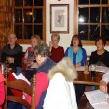 Christmas singalong with the Sing for Fun group