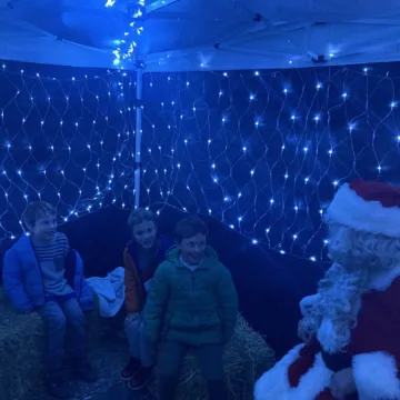 Big SWON and Santa arrives