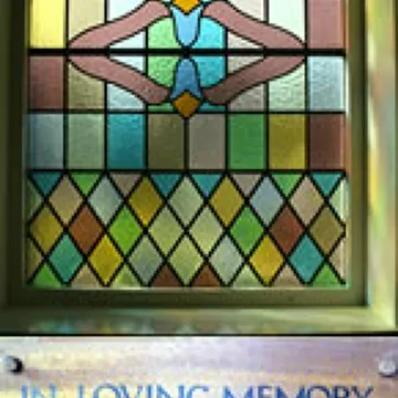 Window & Plaque in memory of James & Florrie Ayres