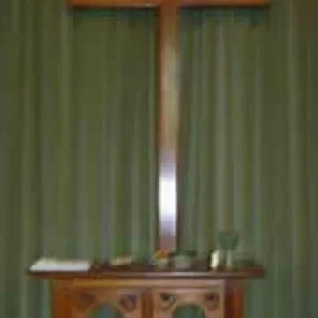 Cross and altar