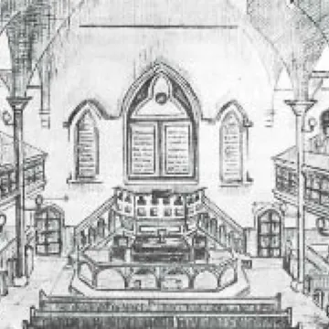 Church Interior in The 1880s