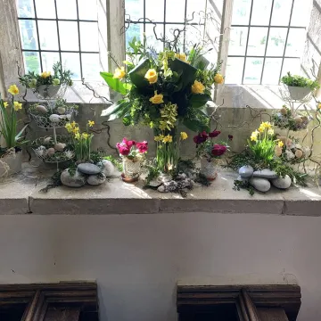 Easter Flowers at St Mary's