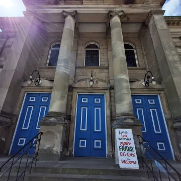 Central from the front