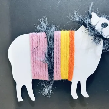 yarn art sheep