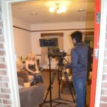 Filming at Limewood Fox Duck 50s Street Bexi Steve