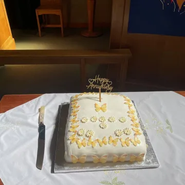 70th Anniversary Cake