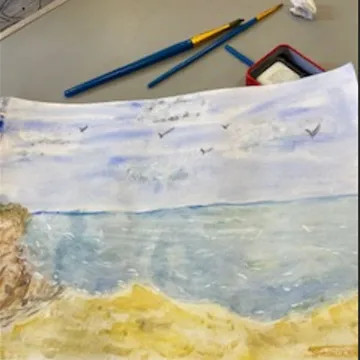 Sea and Sand Painting Holiday At Home July 2025