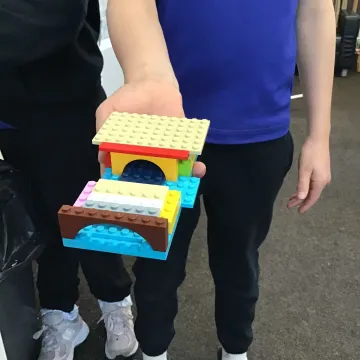 Roman Baths made in Lego