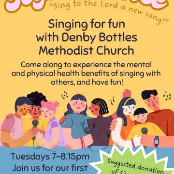 Singing For Fun Flyer (Denby Bottles)