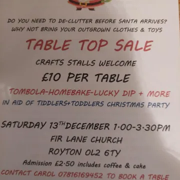Fir Lane Table Top Sale