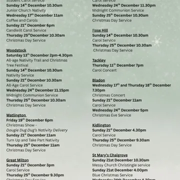 Christmas Services in The Circuit