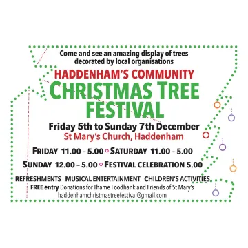 Xmas Tree Festival 2025 Poster