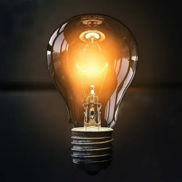 Light bulb, idea, inspiration, light, energy