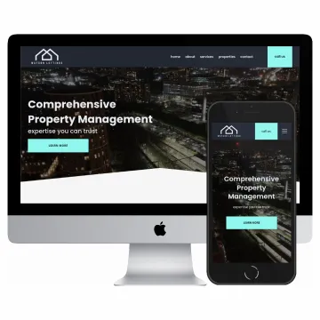 Desktop and mobile screenshots of the Watson Lettings website