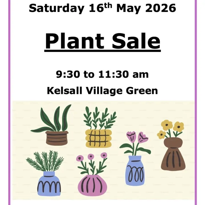 Garden Club Poster Plant Sale 2026