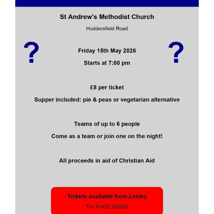 Quiz Night Poster &ndash; 15